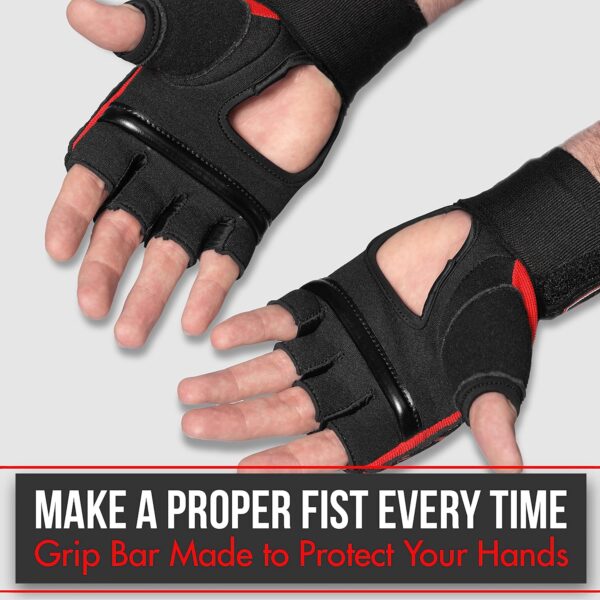 Quick Gel Boxing Hand Wraps - Knuckle & Wrist Protection for MMA, Muay Thai - Image 4