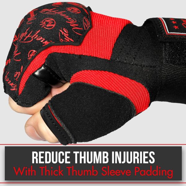 Quick Gel Boxing Hand Wraps - Knuckle & Wrist Protection for MMA, Muay Thai - Image 2