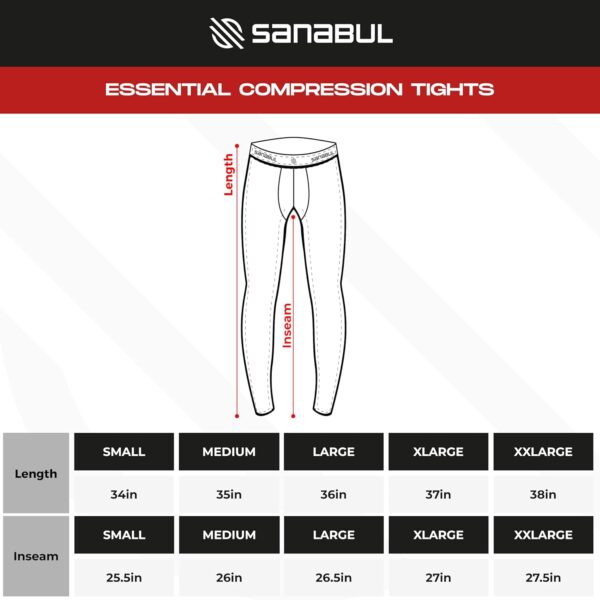 Sanabul Men's Essential MMA Compression Spats - No Gi Jiu Jitsu Training Tights - Image 6