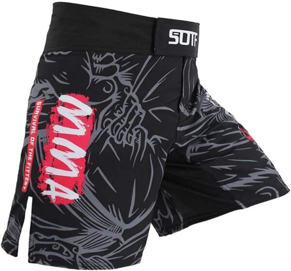 SOTF Men's Ultra-Breathable Running Shorts for MMA, Boxing & Fitness Training - Image 6