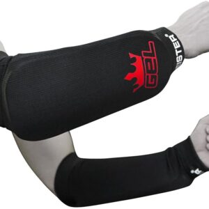 Meister MMA Elastic Cloth Forearm Guards w/Integrated Gel Padding (Pair)