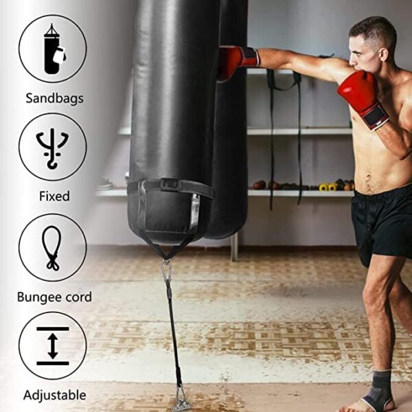 Professional Heavy Bag Anchor Kit: 10"/24" Bungees for MMA, Muay Thai - Image 3