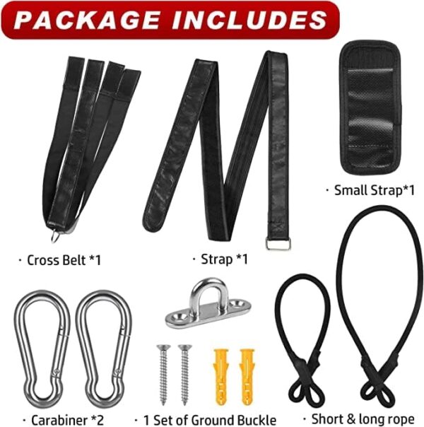 Professional Heavy Bag Anchor Kit: 10"/24" Bungees for MMA, Muay Thai - Image 5