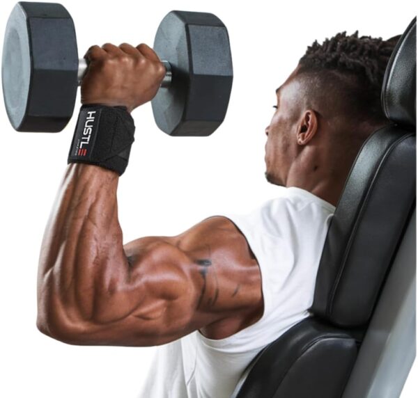 USPA Approved Premium Weightlifting Wrist Wraps - Superior Support 12"/18" - Image 4