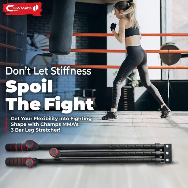 Premium 3-Bar Leg Stretcher: MMA & Dance Flexibility Training Equipment - Image 2