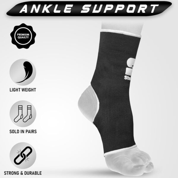 Premium Muay Thai Ankle Support - MMA Boxing Guards for Combat Sports S/M - Image 5