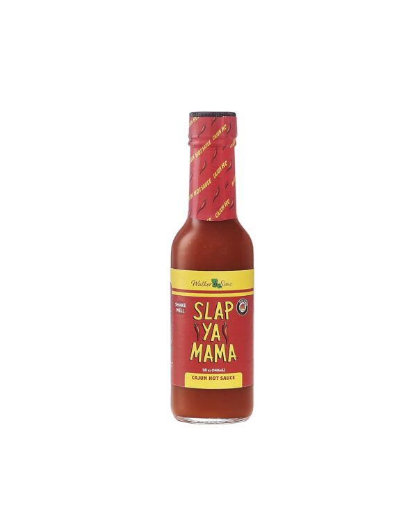 Slap Ya Mama Louisiana Style Hot Sauce, Cajun Hot Flavor, 5 Ounce Bottle, Pack of 2