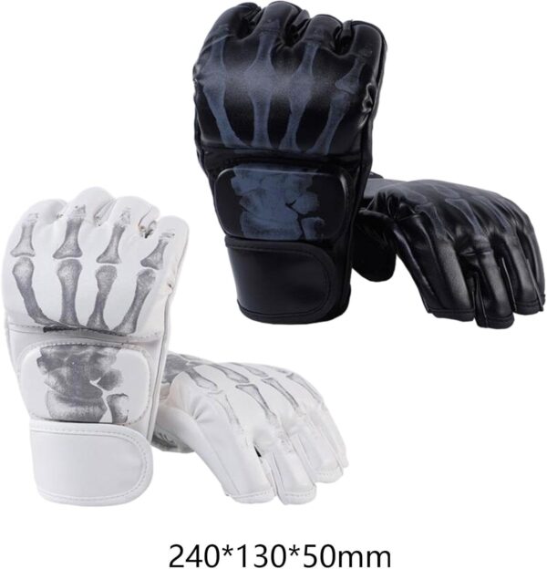 Premium MMA Fighting Gloves: PU Leather Sparring & Grappling Gear for Men & Women - Image 4