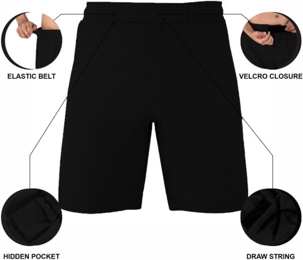 2BOLD Men's Ultimate MMA Shorts: Pro BJJ, Muay Thai, Cross-Training Gear - Image 6