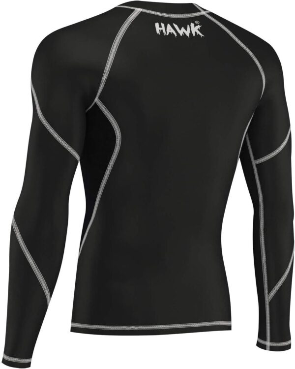 Elite Men's Long Sleeve Compression Rash Guard for MMA BJJ No Gi Training - Image 2