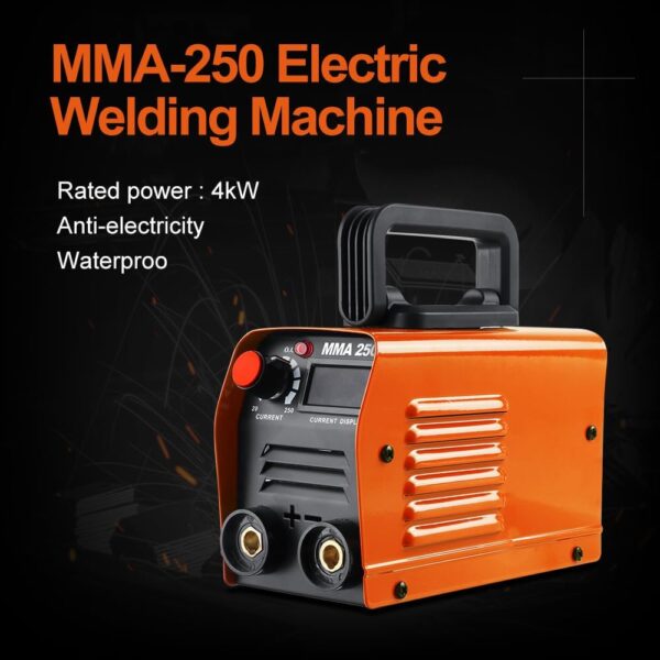 POWERPRO 250A Stick Welder: Dual Voltage MMA Arc Machine w/LED Display - Image 3