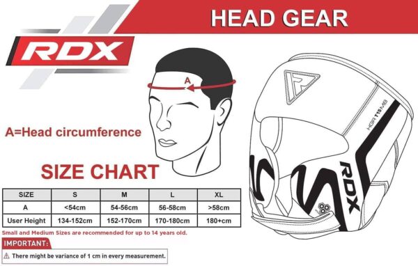 RDX Professional Boxing MMA Headgear | Maya Hide Leather | Multi-Layered Padding - Image 2