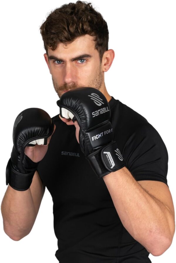 Sanabul 7oz Hybrid MMA Gloves - Sparring, Grappling, Kickboxing for Men & Women - Image 2