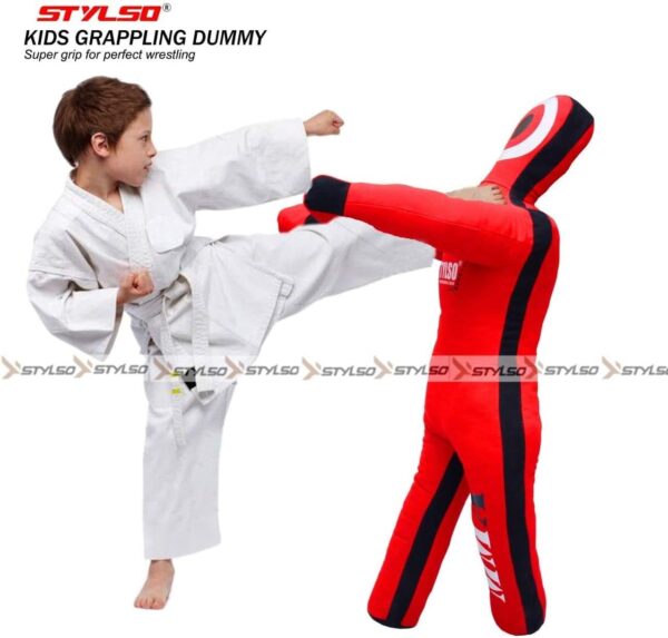 Premium Unfilled Kids Wrestling Dummy - BJJ MMA Jiu Jitsu Grappling Partner - Image 4