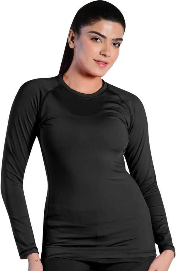 Roar Women's Elite BJJ No-Gi Compression Long Sleeve MMA Rash Guard - Image 3