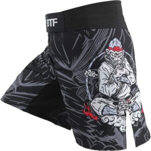 SOTF Men Breathable Running Shorts MMA Boxing Fitness Sports Shorts