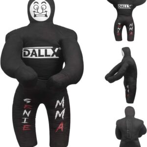 DALLX Kids Grappling Dummy for Fitness Training Practice Wrestling Judo Karate MMA Punching Dummy for Kids Jiu-Jitsu - UNFILLED