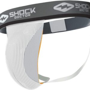 Shock Doctor Athletic Supporter with Cup Pocket, Jock Strap Protection, Youth Sizes (Cup Not Included)