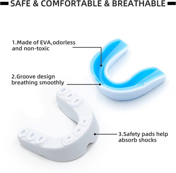 Ultimate Kids Mouth Guard 5-Pack: For Football, Boxing, MMA & All Sports - Image 2