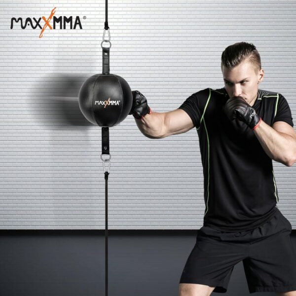 MaxxMMA Pro Boxing Double End Ball: Speed Reflex Training w/ Pump & Mounts - Image 6