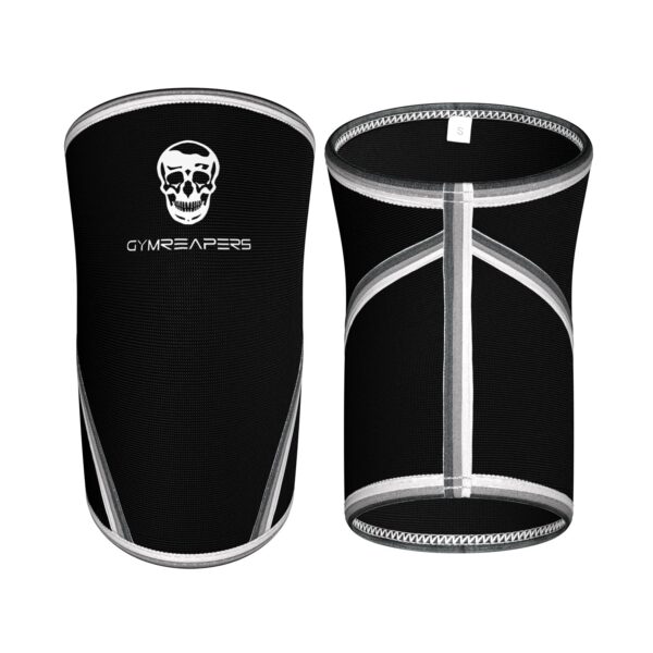 Gymreapers 7MM IPF Approved Knee Sleeves for Powerlifting & Squats + Gym Bag - Image 2