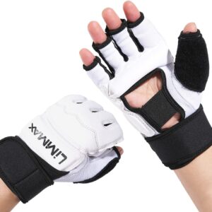 Kickboxing Sparring Gloves MMA Gloves for Men Women Half Finger Boxing Gloves Fighting Gloves Boxing Gloves for Punching Bag Training UFC Gloves for Men Women