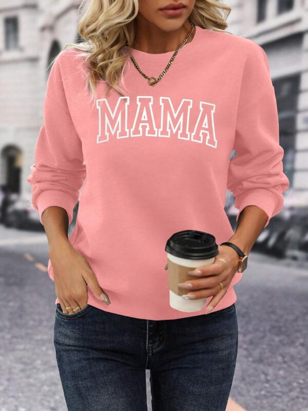 Cozy Mama Graphic Sweatshirt | Women's Long Sleeve Pullover | Mom Gift Top - Image 2