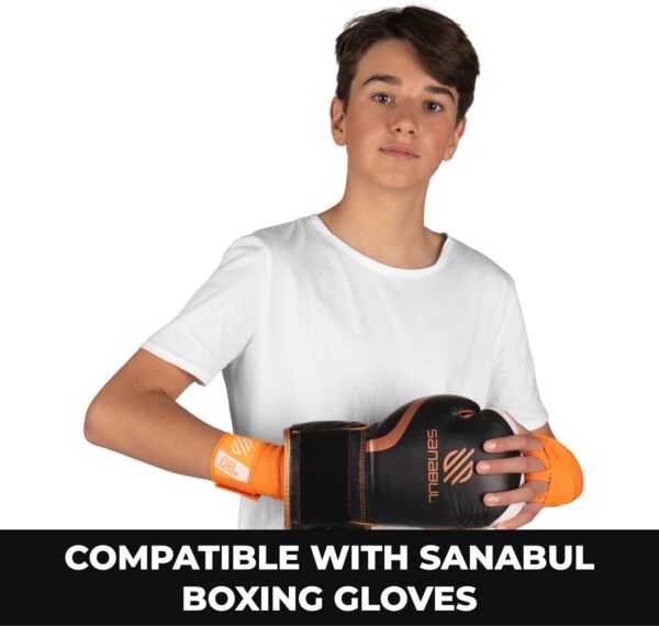 Sanabul 120" Elite Boxing Hand Wraps | MMA, Muay Thai & Kickboxing Support - Image 4