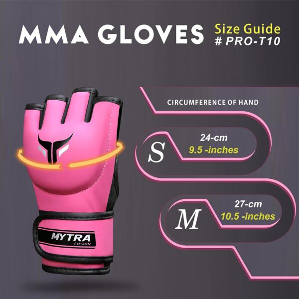 Mytra Fusion Women's MMA Gloves: Pro Sparring & Grappling for Kickboxing - Image 4