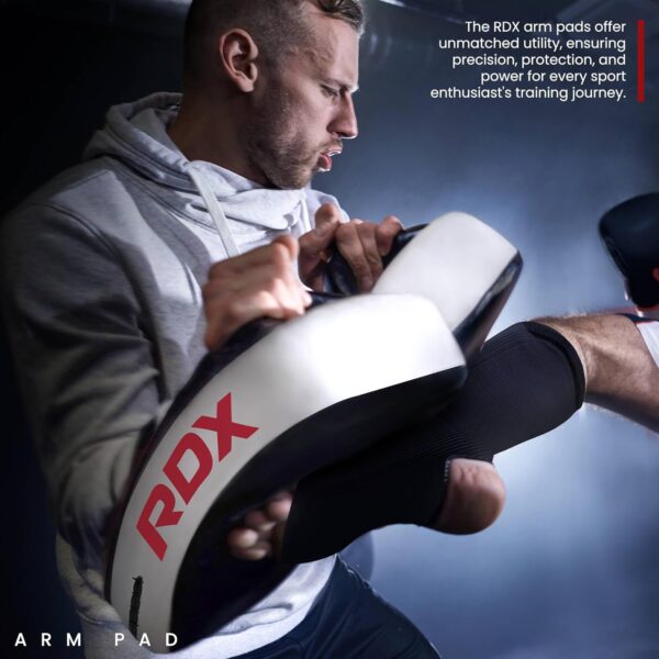 RDX Pro Curved Muay Thai Pad | MMA Kickboxing Training Shield - Image 4