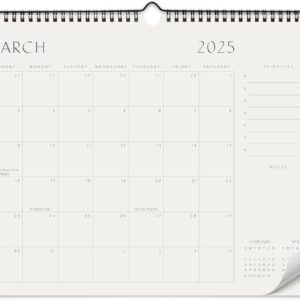 Beautiful 2025-2026 Wall Calendar - Runs from January 2025 until July 2026 – 14.5"x11.5" Office Wall Calendar for Easy Organizing
