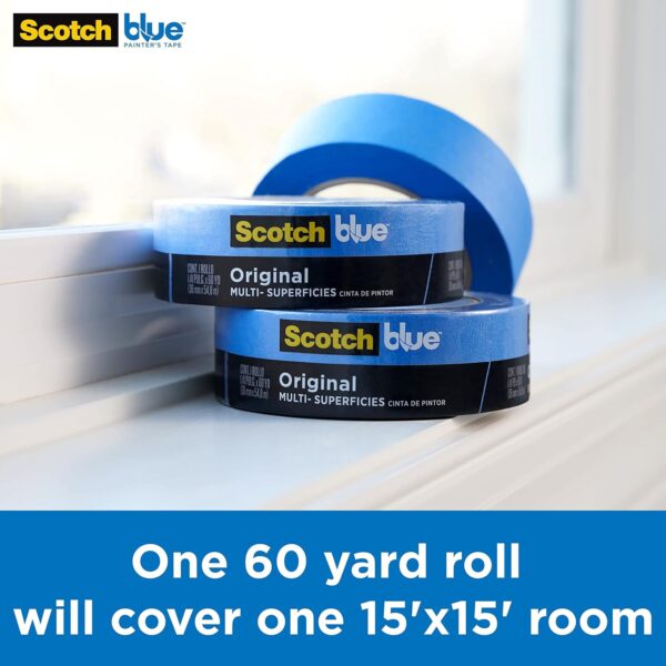 ScotchBlue Original Multi-Surface 2" Painters Tape - 6 Rolls, Clean Removal - Image 10