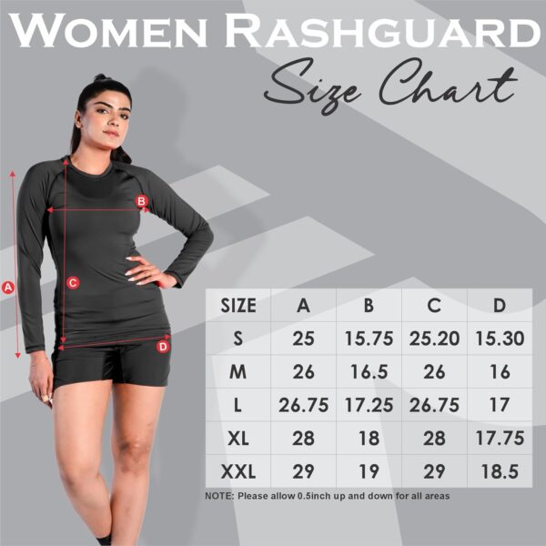 Roar Women's Elite BJJ No-Gi Compression Long Sleeve MMA Rash Guard - Image 7