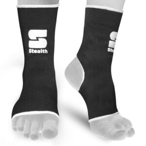 Ankle Support – Muay Thai Ankle Support for Martial Arts, Gym – Durable and Reliable Boxing Gear – Kick Boxing, MMA & Combat Sports (S/M)