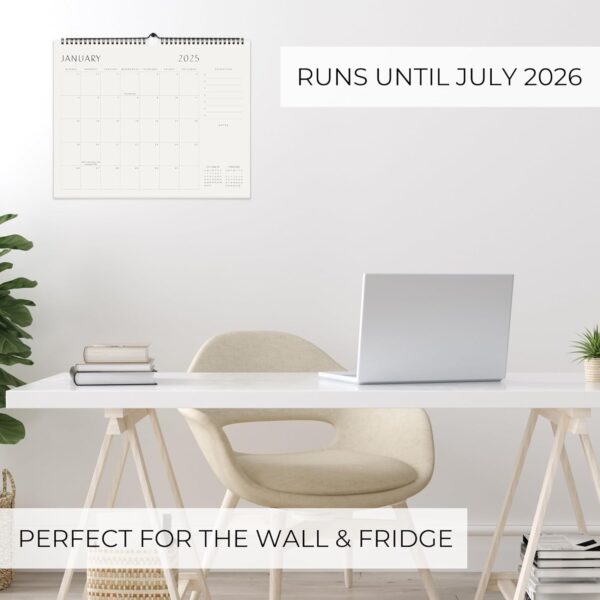 Premium 2025-2026 Monthly Wall Calendar - Oversized 14.5"x11.5" for Home Office - Image 2