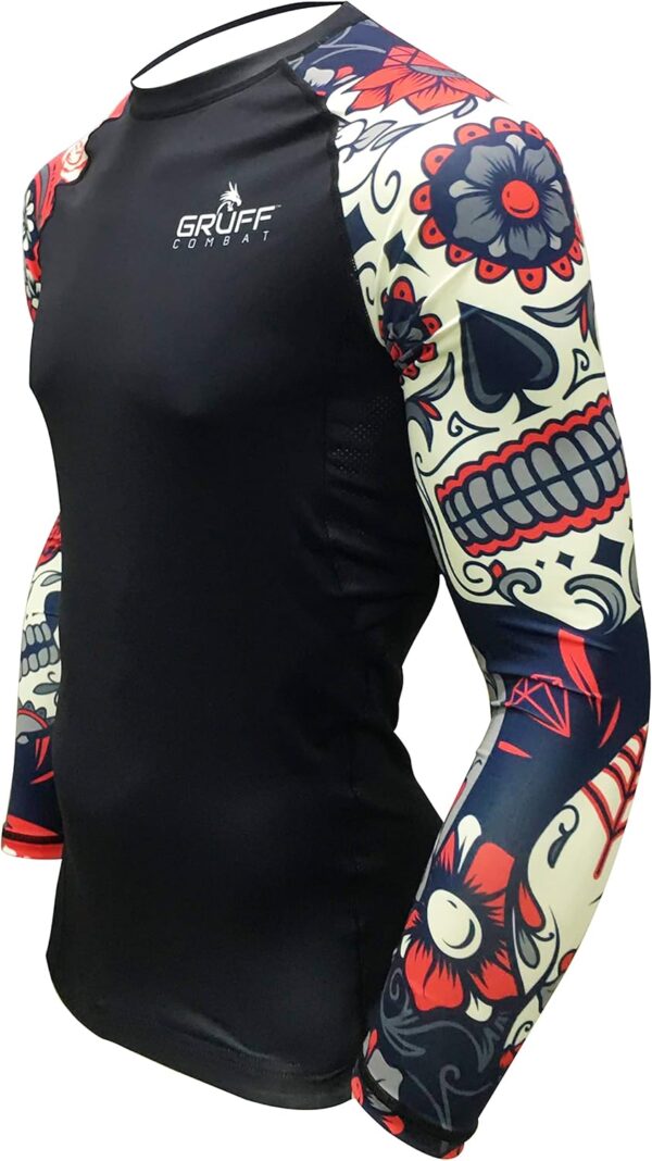 Premium BJJ Long Sleeve Rash Guard | No-Gi MMA Jiu Jitsu Training Shirt - Image 3