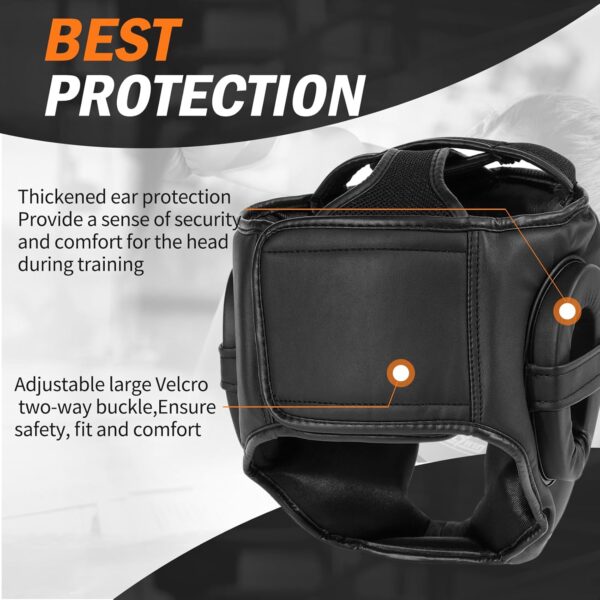 FIVING Pro Boxing Headgear: Ultimate Protection for MMA & Martial Arts - Image 4