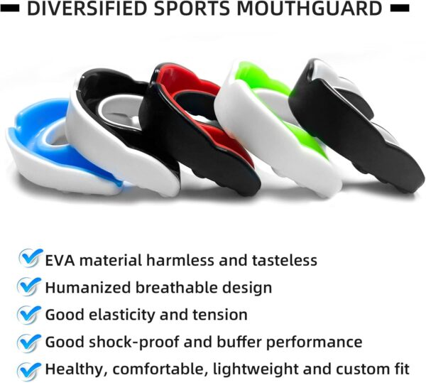 Ultimate Kids Mouth Guard 5-Pack: For Football, Boxing, MMA & All Sports - Image 4