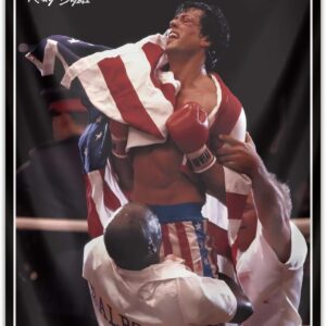 3X5 Ft Rocky Funny Flag Balboa Motivational Inspirational Flag with 4 Brass Grommets,for College Dorm Room Bedroom Bar Indoor Decor