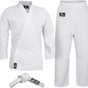 Hawk Sports Karate Uniform for Kids & Adults Lightweight Student Karate Gi Martial Arts Uniform with Belt