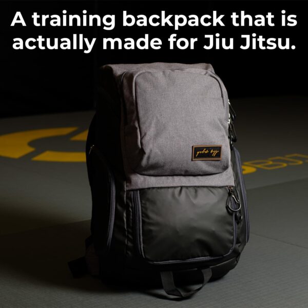 Gold BJJ Heavy-Duty Training Backpack | Waterproof Gi Pocket | BJJ Gear Bag - Image 6