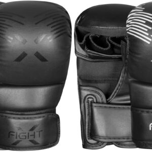 MMA Gloves for Men & Women - Premium Quality Sparring Gloves with Open Palms - Perfect UFC Gloves for Martial Arts, Muay Thai, Punching & Kickboxing Gloves - Multipurpose MMA Sparring Gloves