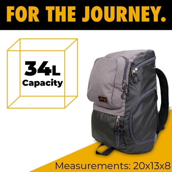 Gold BJJ Heavy-Duty Training Backpack | Waterproof Gi Pocket | BJJ Gear Bag - Image 2