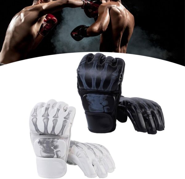 Premium MMA Fighting Gloves: PU Leather Sparring & Grappling Gear for Men & Women - Image 5