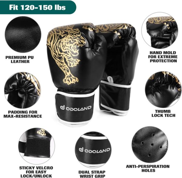 Premium 4FT MMA Punching Bag Set with Gloves & Wraps for Home Training - Image 6