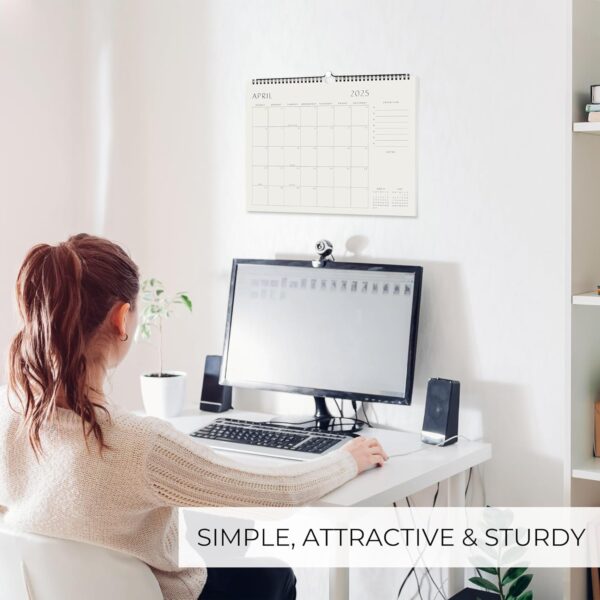 Premium 2025-2026 Monthly Wall Calendar - Oversized 14.5"x11.5" for Home Office - Image 4