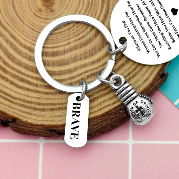 Premium Boxing Gloves Keychain | Inspirational Gifts for Boxers & Coaches - Image 3