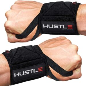 Wrist Wraps for Weightlifting (USPA Approved) - 18" or 12" Premium Quality Weight Lifting Wrist Straps - Best Gym Wrist Wraps with Thumb Loop for Powerlifting & Weight Training for Men & Women