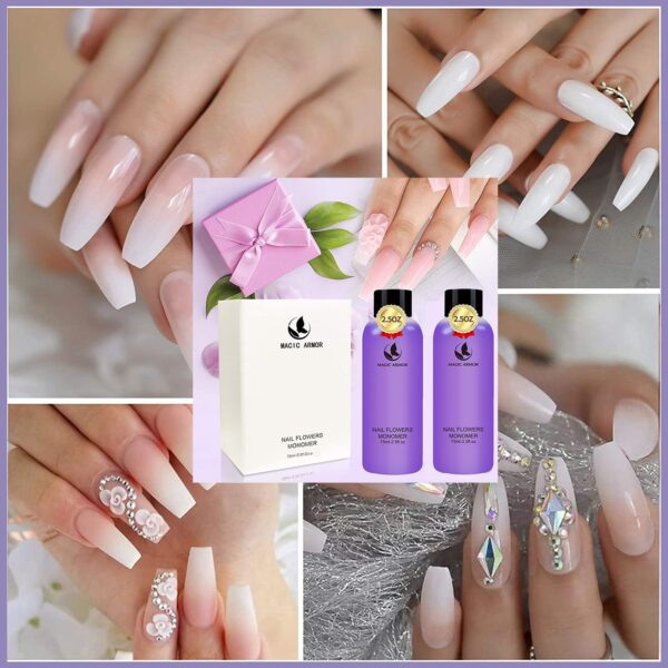 Professional Low Odor Acrylic Nail Liquid Monomer 150ml - Quick Dry - Image 8