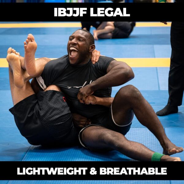 Gold BJJ Foundation Ranked Rashguard | IBJJF Approved Gi & No-Gi BJJ Gear - Image 4